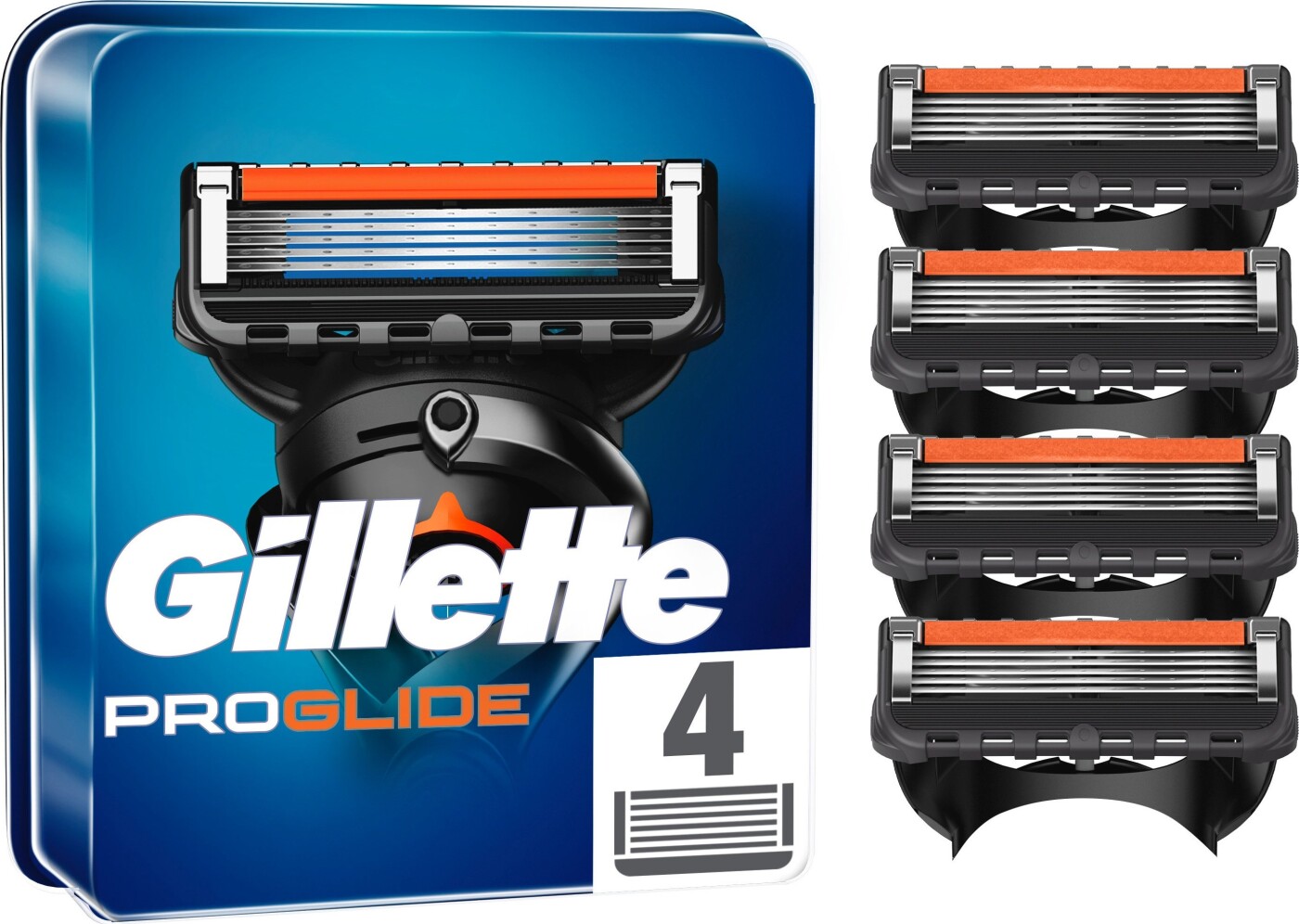Gillette Fusion Proglide Barberblade   4 Blade