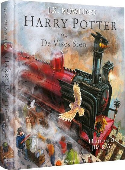 Harry Potter 1   Illustreret Udgave   Og De Vises Sten   J  K  Rowling   Bog