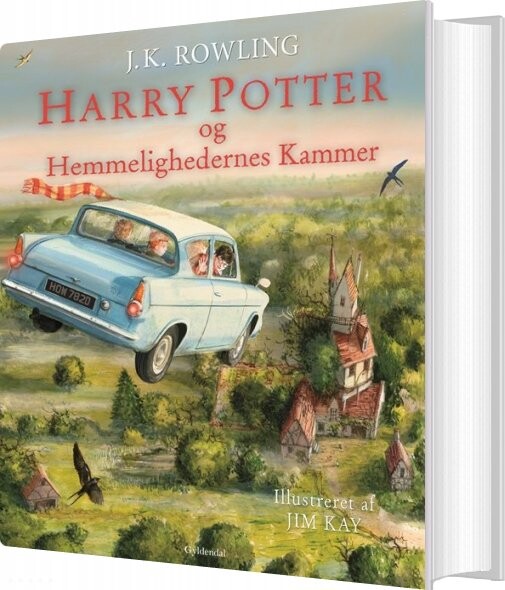 Harry Potter 2   Illustreret Udgave   Og Hemmelighedernes Kammer   J  K  Rowling   Bog
