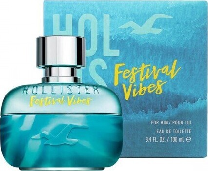Hollister   Festival Vibes For Him Eau De Toilette 100 Ml