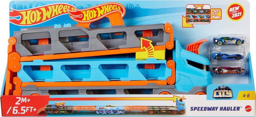 Hot Wheels   Speedway Hauler   Biltransporter Legetøj