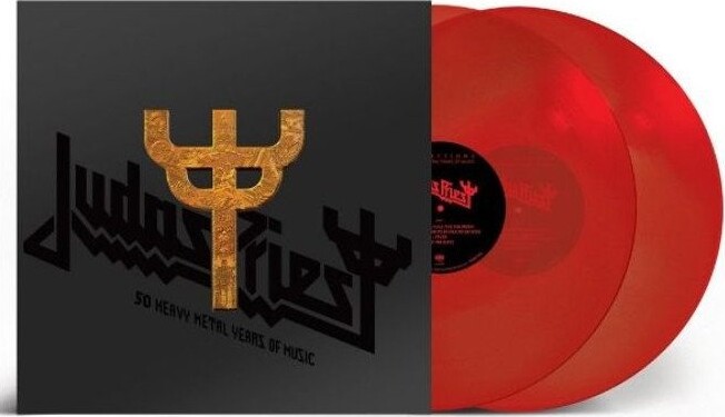 Judas Priest Reflections 50 Heavy Metal Years Of Music Rød Vinyl Lp