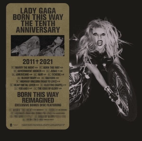 Lady Gaga Born This Way The Tenth Anniversay Cd
