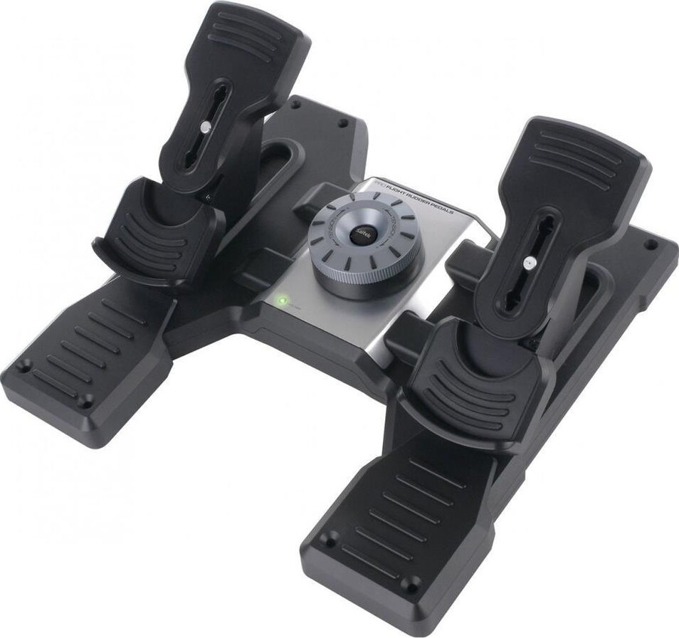 Logitech G Saitek Pro   Flight Rudder Pedals   Pedaler Til Pc