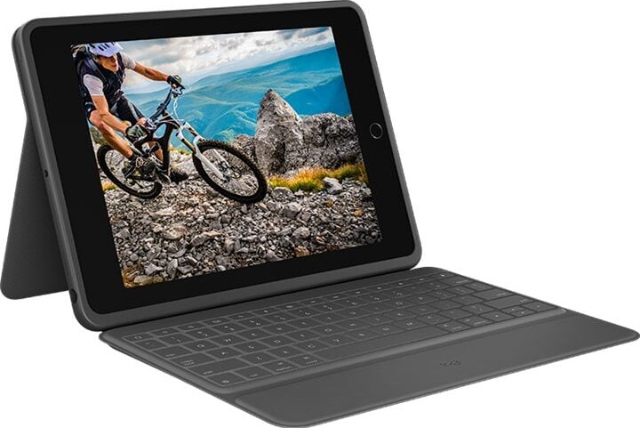Logitech   Ipad Cover   10 2 Quot  Cover Med Tastatur   Sort