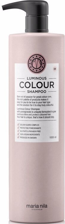 Maria Nila Shampoo   Luminous Colour Til Farvet Hår 1000 Ml