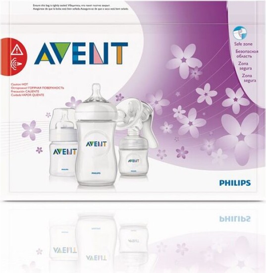 Philips Avent   Steriliseringsposer Til Mikroovn   5 Pak