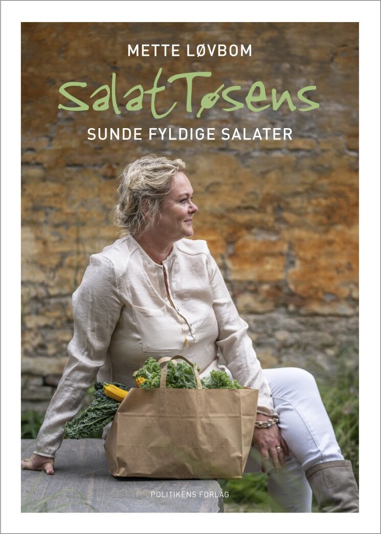 Salattøsens Sunde Fyldige Salater Mette Løvbom Bog
