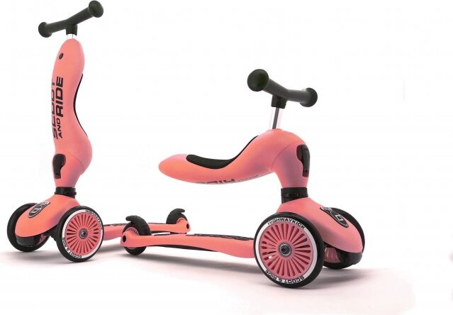 Scoot And Ride Highwaykick 1   Løbehjul Og Løbecykel   Peach