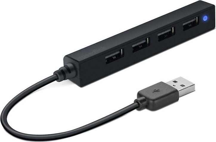 Speedlink   Snappy Slim 4 Port Usb Hub   Sl 140000 Bk