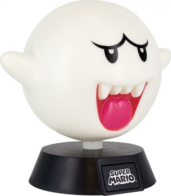 Super Mario Boo Icon Figur Med Lys