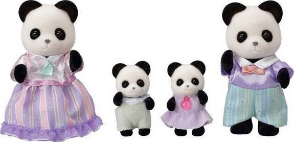 Sylvanian Families Figurer   Panda Familie   5529