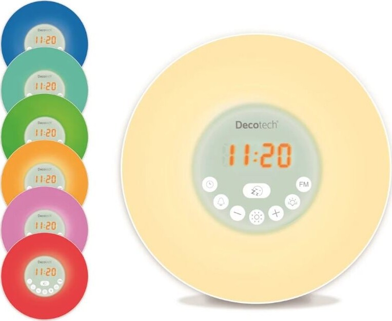 Vækkeur Med Solopgang Lexibook Decotech