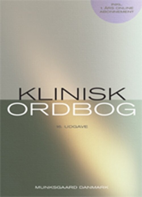 Klinisk Ordbog Og Online   Henning Kirk   Bog
