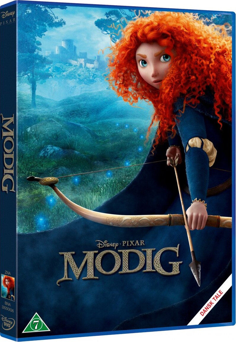 Modig   Brave   Disney Pixar   Dvd   Film